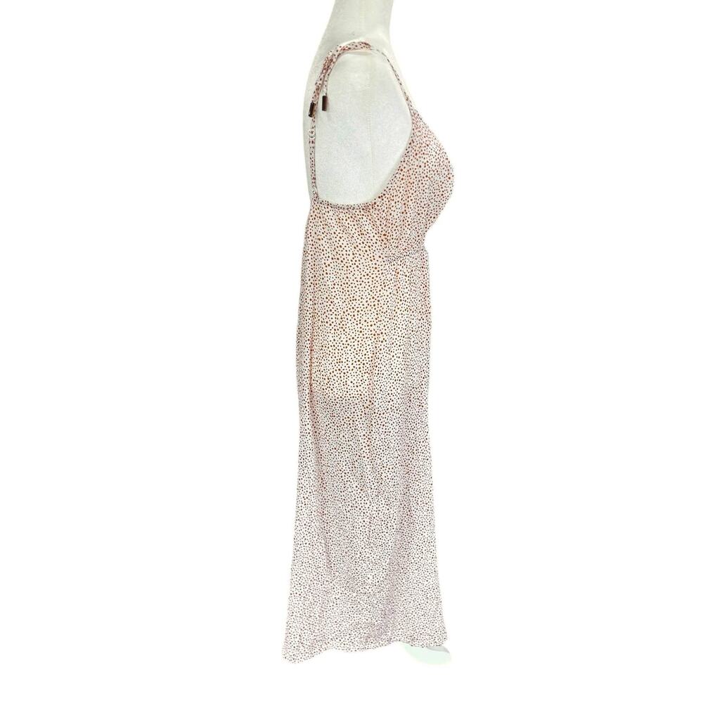 Sanctuary Swim Coverup Dress Womens Large‎ White Brown Strappy 100% Cotton NWT - Picture 8 of 13